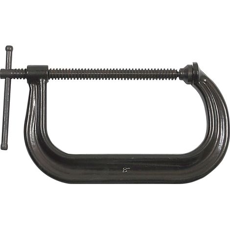 Pince en C forgée en oxyde noir de 20,3 cm (1/2)