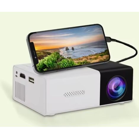 Filiyano – projecteur home cinéma HD – Mini projecteur home cinéma HD YG300 : idéal pour le home cinéma et le camping en plein air, pour une (1/4)
