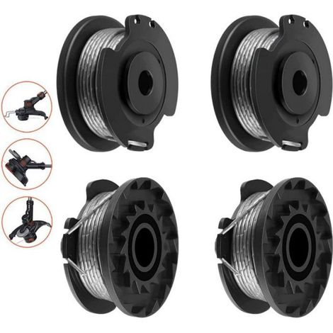 Bobine De Fil De Coupe - Compatible Avec Tondeuse Bosch ART 23 Et ART 26 SL - Référence F016800569 Et F016800385 - Lot De 4 (1/5)