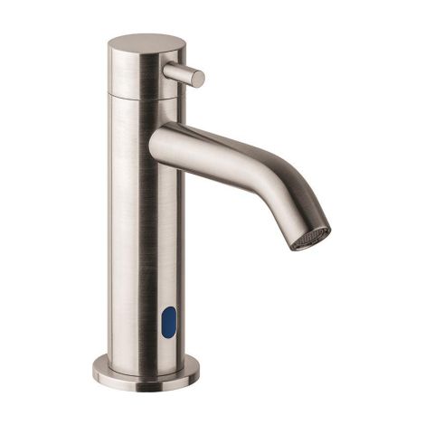Miscelatore elettronico per lavabo in acciaio inox AISI 316L con alimentazione a batteria - Idral (1/3)