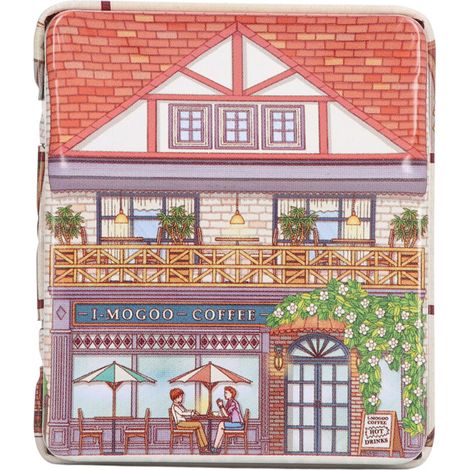 Boîte à musique métal design maison miniature portable pour cadeau décoration (1/5)
