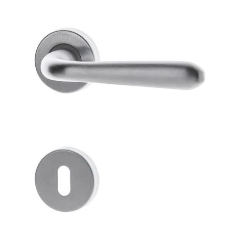 GM05-Z - MANIGLIA PER PORTE DA 8 MM CROMOSATINATO (1/3)
