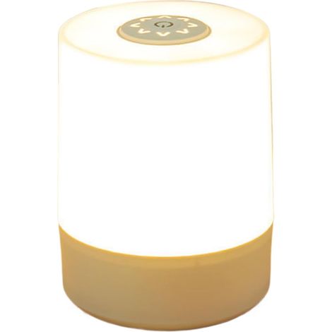 Veilleuse De Chevet Contrôle Tactile Lumière Blanc Chaud Réglable (1/5)