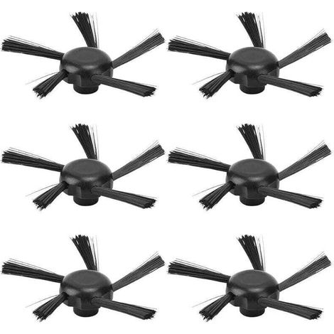 6 pcs Aspirateur Latéral Brosse de Nettoyage Robot Pièce de Rechange Adapté pour Neato Botvac D Série D7 D5 D3 D80 Machine de Bala (1/4)