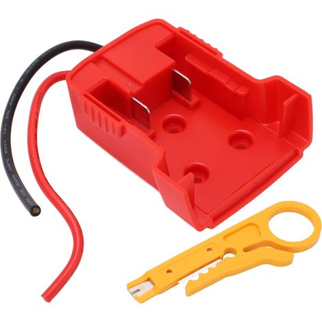 Adaptateur batterie M18 18V Connecteur d'alimentation avec dénudeur fil 12 AWG Accessoires DIY Robotique (1/5)