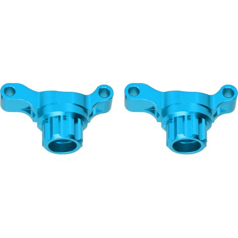 Pièces de rechange pour coupelles de direction arrière en alliage d'aluminium pour voiture RC Tamiya TT02 1/10 (accessoires bleus) (1/5)