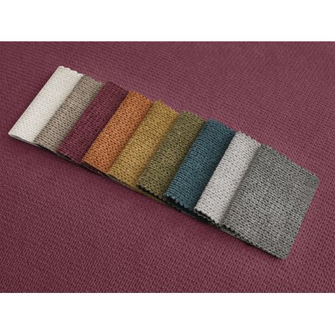 BOBOCHIC - Canapé droit convertible KENAN ouverture express tissu lisse 160x196 Rouge (1/5)