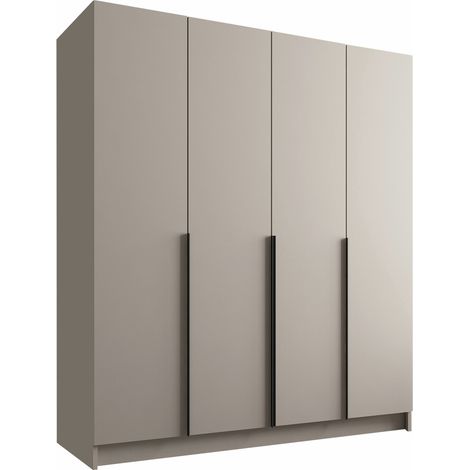 Armario Closico Navor I, Cachemira, 215x200x58cm, Puertas de armario: Con bisagras, Número de estantes: 0