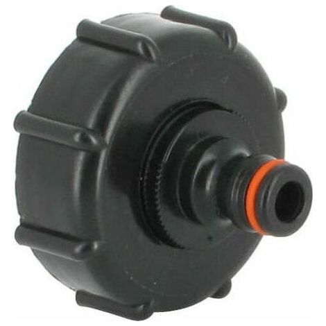 Adaptateur de Raccordement pour Tuyau d'Arrosage S60X6 (3/4") - Connecteur Fileté pour Réservoir d'Eau, Usage Jardin (1/4)