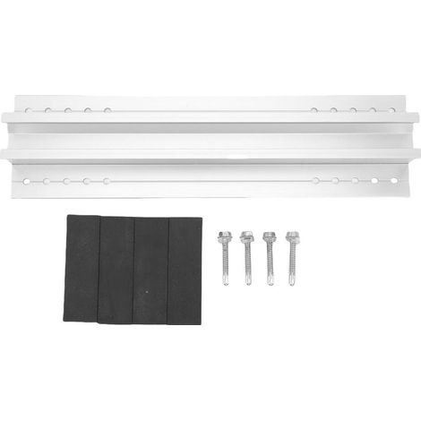 Rail de Montage de Panneau Solaire RV, Kit de Support en Alliage en Aluminium Robuste avec (1/5)