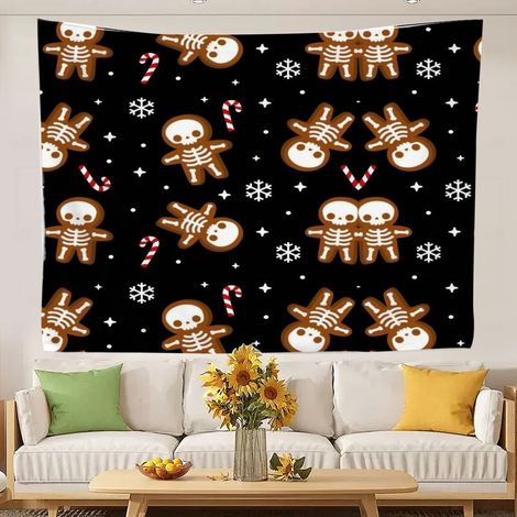 Grande tapisserie bohème pour chambre à coucher, décor esthétique pour chambre d'enfant 100x75cm (1/5)