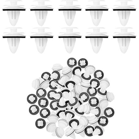 Universal Retenue Vehicle Clips Rivets en Plastique, Kit de Réparation Carrosserie pour Panneaux de Portes, Pare-chocs et Garniture (1/4)