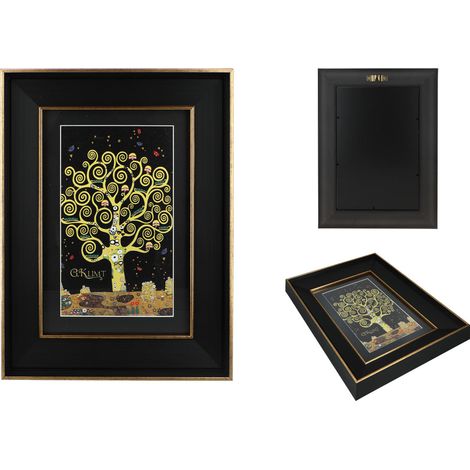 Quadro decorativo da parete, dipinto dell'albero della vita di Klimt, 30x40 cm. (1/3)