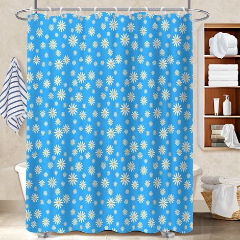 Rideau douche polyester 180x180 souple et fluide polyester pour salle de bain pour un relooking rapide de sa salle de bain (1/5)
