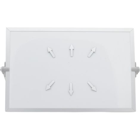 Symbole magnétique Flèche 1.2x3 cm blanc (1/2)