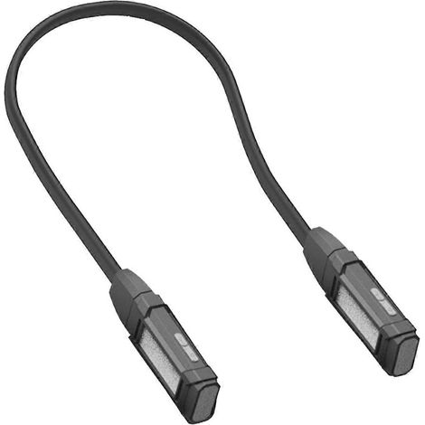 Nackenleuchte, Notfall-Taschenlampe, Stricklampe, Häkellampe, Hellgrau