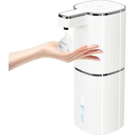 Distributeur de savon automatique (mousseux) 420 ml, sans contact, rechargeable par USB-C (1/5)