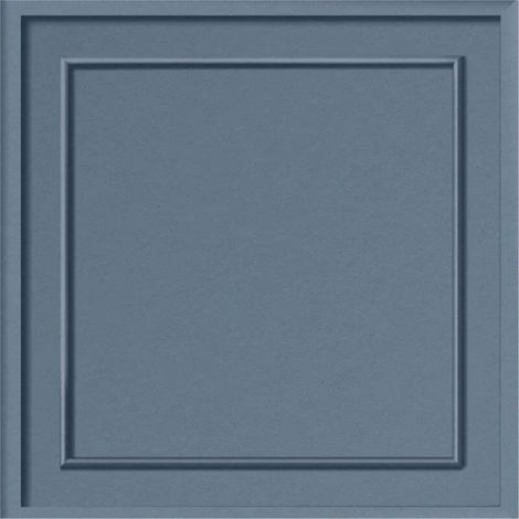 Fine Decor Square Panel Blue Wallpaper Elegant Classic Paste The Paper Washable