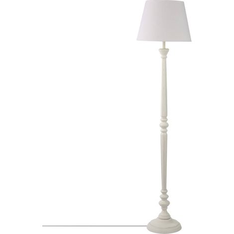 Lampadaire drt ''LEO'' blanc H156 cm - Atmosphera créateur d'intérieur (1/6)