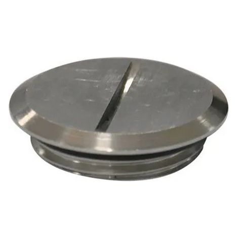 Belvivere tappo in acciaio inox per chiusura foro rubinetto 1" completo di guarnizione per contenitori e botti  Acciaio Inox  1" (1/2)