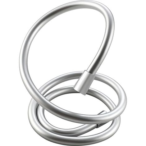 59 Zoll langer, flexibler, hochtemperaturbeständiger Duschschlauch aus PVC (Silber) (1/5)