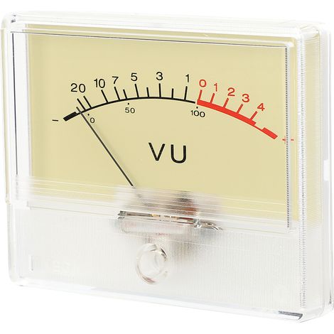 T-90 Hochpräziser dB-Verstärkerpegel-VU-Meter-Anschluss mit Glühbirne, Audiogerätezubehör (1/5)