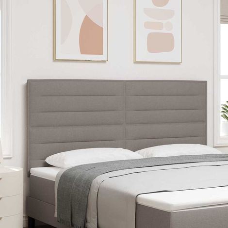 Tête de lit Taupe 180 cm tissu (1/5)