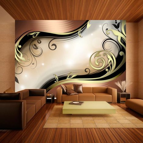 Papier Peint "Golden Glow" 70 x 100 cm (1/2)