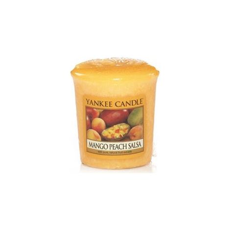 Campioncini di candele Yankee Candle al gusto di salsa di mango e pesca, 49 g