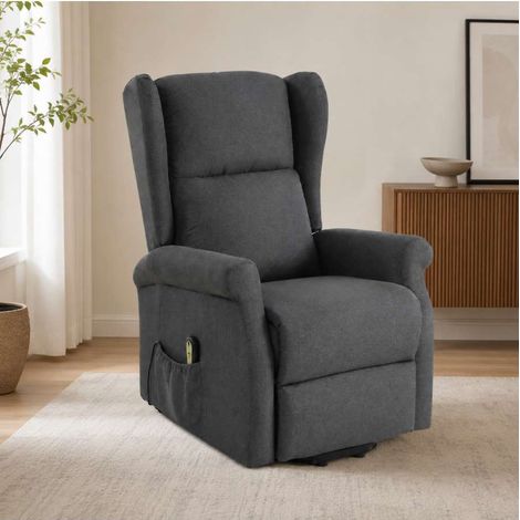 Domo Mea Poltrona reclinabile elettrica grigia 75x96,5x107h cm (1/5)