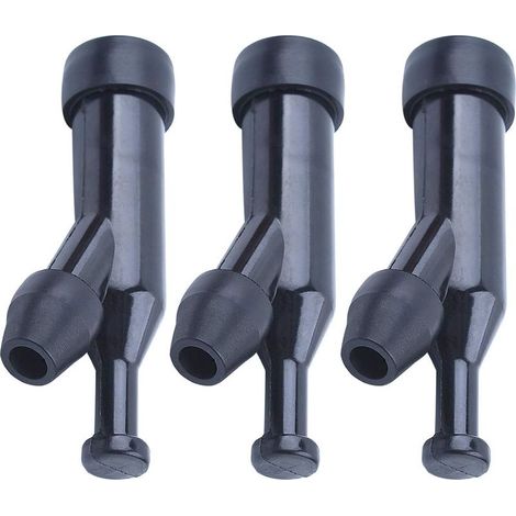 Lot de 3 Capuchons de Bougie d'allumage pour Honda GX160 GX390 GX120 GX240 GX270 GX340, Soufflet de Bougie d'allumage Résistance Pièces de Rechange Professionnelles (1/4)