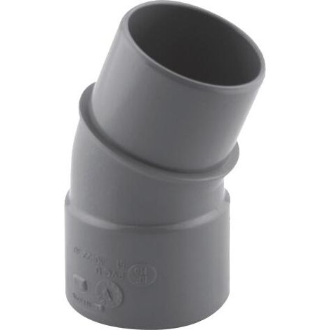 Coude PVC à 22°30 MF Ø 40 -NF- Le lot de 10