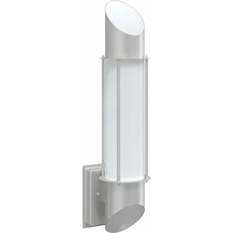 Applique murale extérieure en acier inoxydable argenté (1/5)