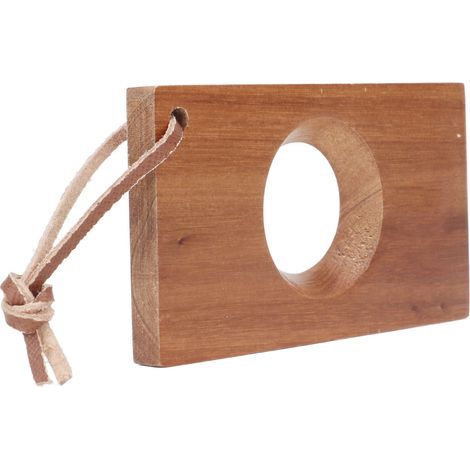 Kaffeefilterhalter aus Holz, geruchlos, stabil und robust, mit Kordel. (1/4)