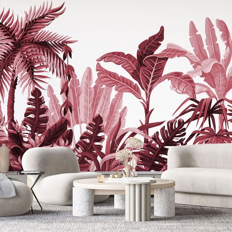 Papier peint panoramique - Forêt tropicale - 130 cm x 72 cm (1/4)