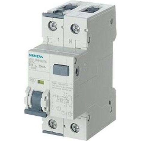 Siemens FI/LS-Schalter 25A 1P+N 6kA 300mA Kurve C AC 2M 5SU16561KK25