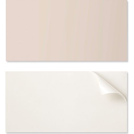 Panel decorativo de vinilo autoadhesivo para pasillo, 100 x 50 cm, color melocot贸n.