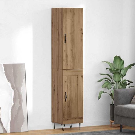 vidaXL  Highboard  Artisan Oak 34.5 x 34 x 90 cm Engineered Wood