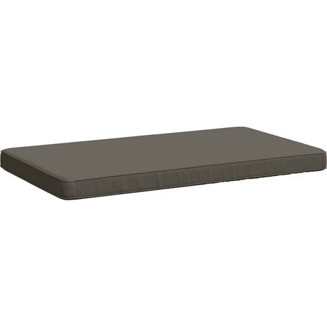 Cuscino per Panchina a 1 Pezzo VUGHT 100% Poliestere Grigio vidaXL (1/5)