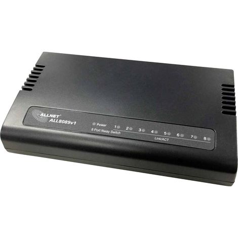 Switch réseau Allnet ALL8089v1 8 ports 10 / 100 MBit/s Y357532 (1/5)