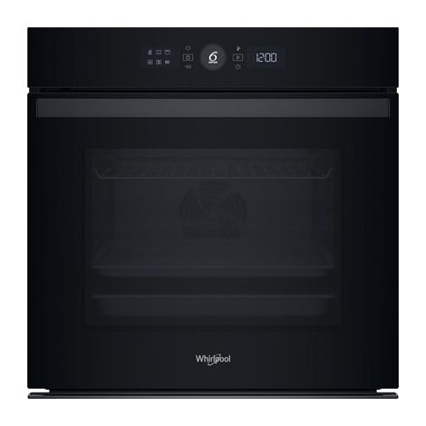 Whirlpool – Four intégrable 73l 60cm pyrolyse + hydrolyse – Nettoyage facile – Technologie 6ème Sens – WOI4S8PM0SBAF (1/5)