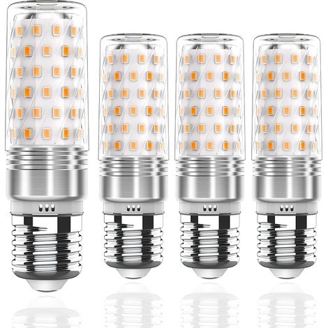 VUSZR E27 LED Warmweiß(2700K) 1400 Lumen, Vorteilspack mit 4 Leuchtmittel 10W LED glühbirne ersetzt herkömmliche 100W-140W Glühbirne, AC 220-240V E27 Schraube Nicht Dimmbar Kein Flacker (1/5)