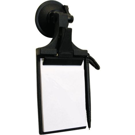 HP Autozubehör 19110 Dokumenten-Klemmbrett 220 mm x 95 mm x 45 mm mit Saugnapf, für Frontscheibe