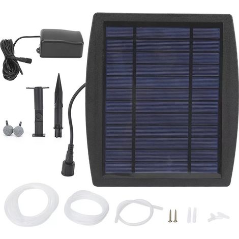 Oxygène à énergie solaire de pompe à air d\'aérateur d\'oxygène pour le réservoir de poissons d\'étang de piscine extérieure (1/5)