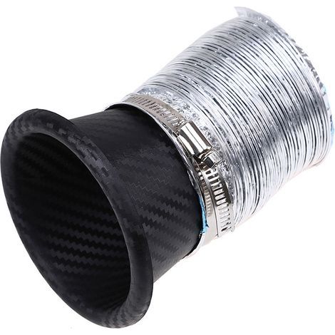 Kit de mangueras de admisión de aire para coche, mangueras de admisión de aire turbo universales, 1 pieza para parachoques delantero, kit de entrada de aire tipo embudo para coche, manguera de admisió (1/5)