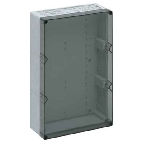Spelsberg Boîtier vide, transparent, indice de protection IP65, résistance aux chocs IK08, classe de protection II, Ui 690V AC, tension d'isolement assignée 1000V DC, sans halogène, 74500301