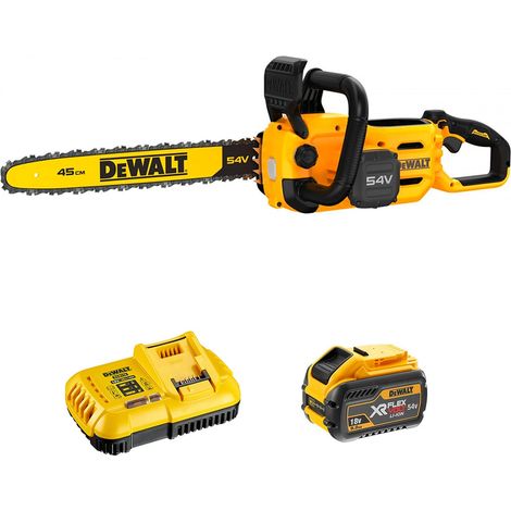 DeWALT - 54V Akku-Kettensäge 45 cm, 1× Akku 9,0 Ah FLEXVOLT, Ladegerät DCMCS574X1