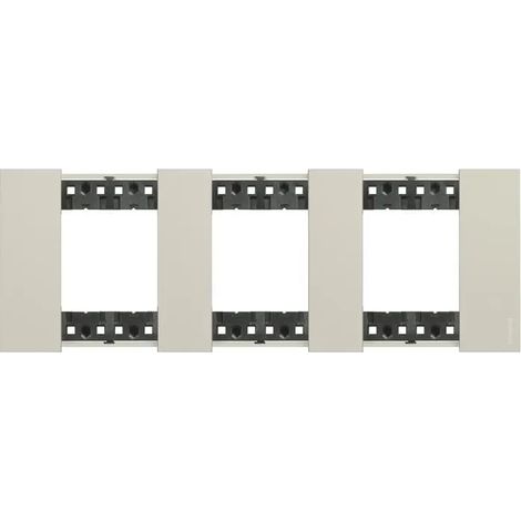 Placca interruttore Bticino ka4802m3k tecnopolimero incasso