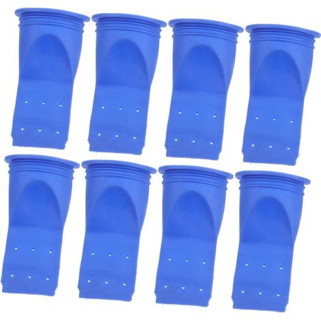 Lot de 8 caniveaux de douche flexibles en silicone avec (1/5)