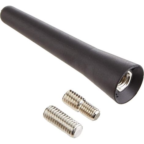 AUTOPARTS 65 mm universelle kurze Autoantenne – modifizierter Carbonfaser-Stil – Schwarz (1/5)